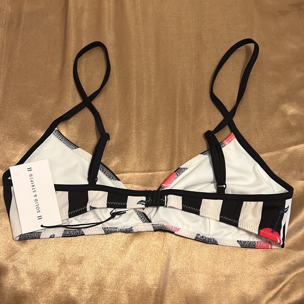 Solid & Striped The Brigitte Cherries Bikini Top … - image 5